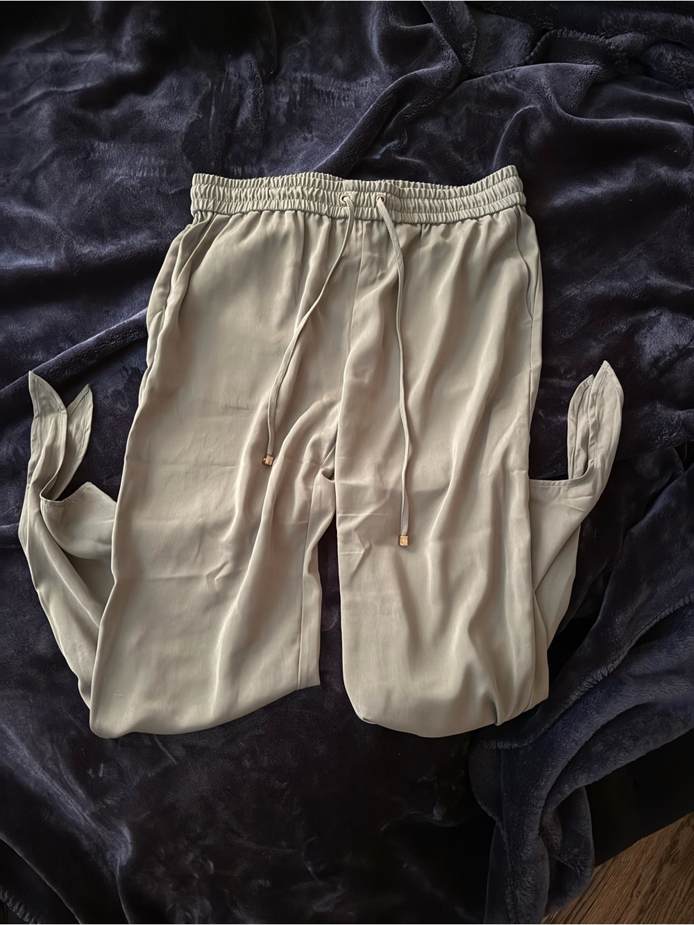 Michael Kors Green Drawstring Joggers